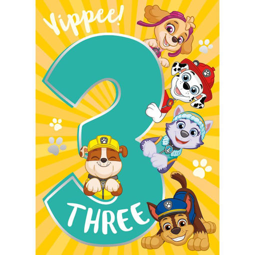Picture of 3RD PAWPATROL BIRTHDAY CARD